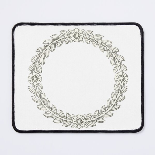 Item preview, Wreath with Flowers Illustration designed and sold by HawthorneFlame.