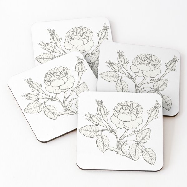 Item preview, White Rose Illustration  designed and sold by HawthorneFlame.
