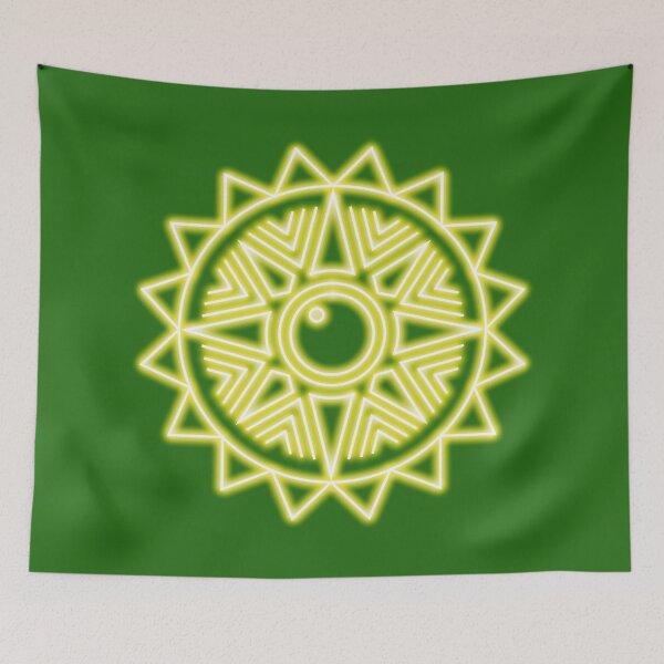 Item preview, Neon effect sun design #2 green background designed and sold by PEB-creative24.