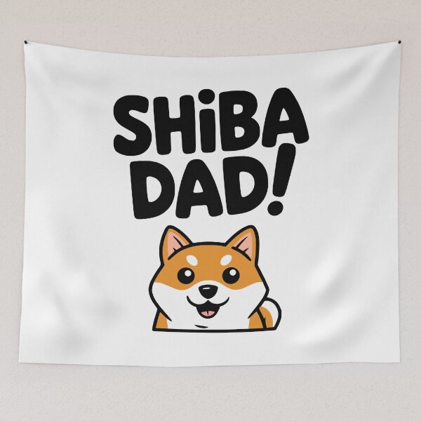 Artikelvorschau, Shiba-Vater! Süßer Shiba-Hundebesitzer entworfen und verkauft von PMCreative.