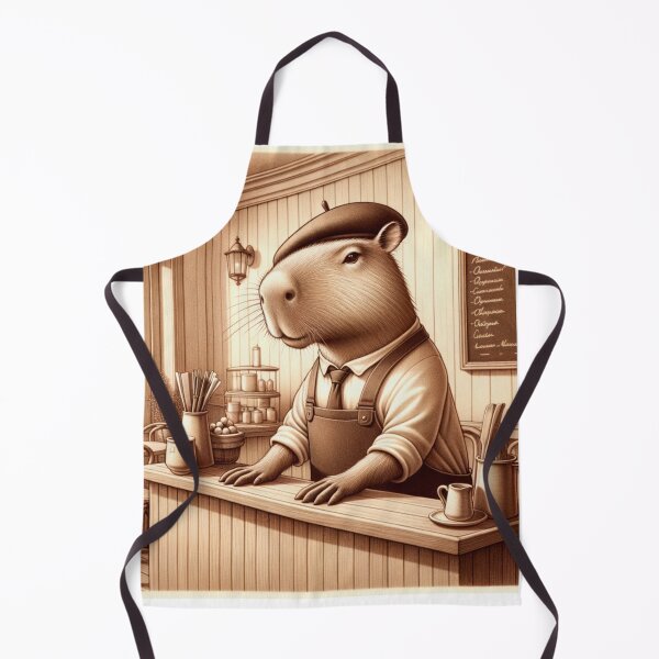 Item preview, Capybara Coffee Time! designed and sold by thetwopaths.