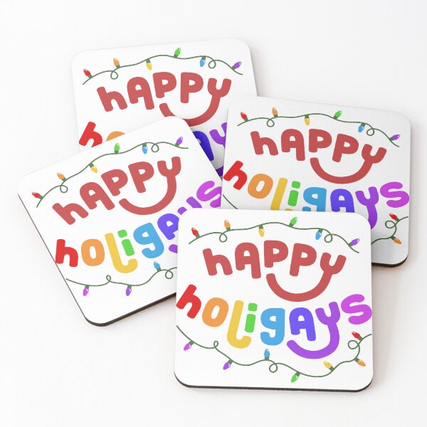 Item preview, Happy Holigays - LGBTQIA+  designed and sold by Amy Farmer.