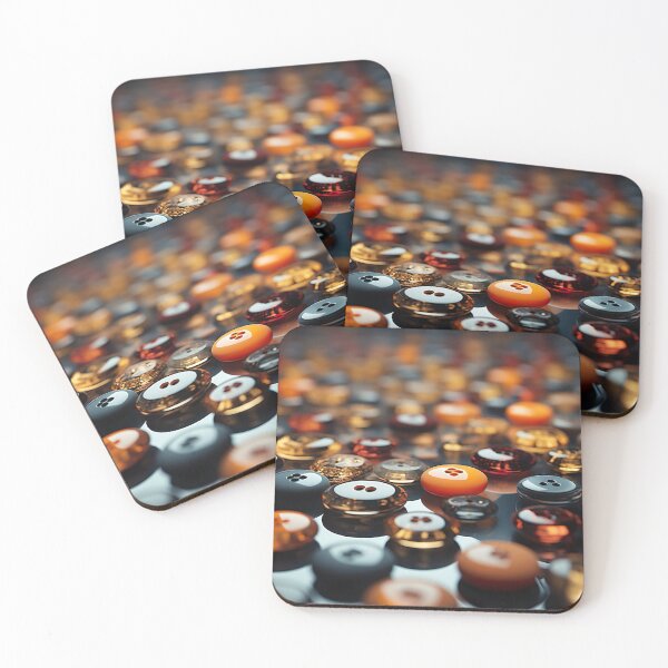 Aperçu de l'œuvre Microphotographie – Boutons créée et vendue par KootenayDesigns.