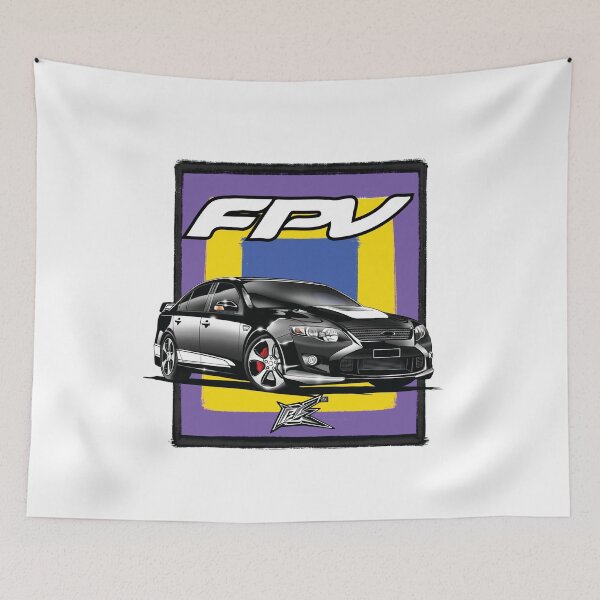 Item preview, ford falcon FG fpv black white  designed and sold by NaquashM.