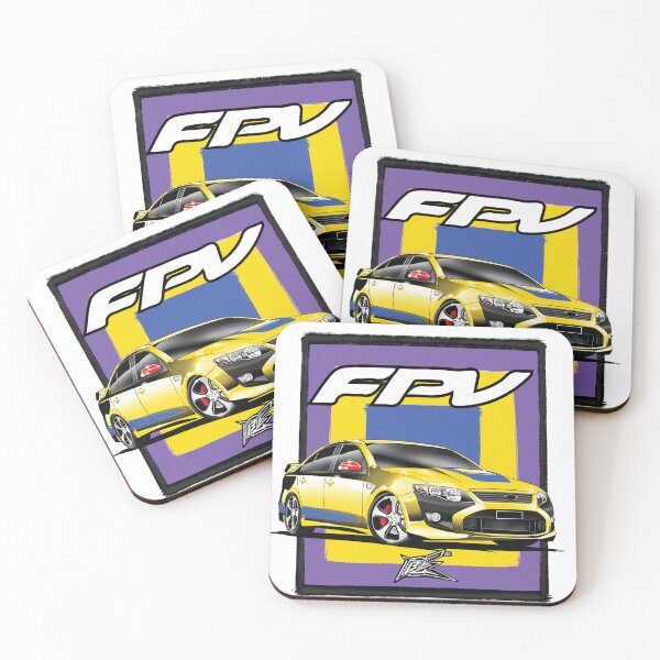 Item preview, ford falcon FG fpv yellow blue  designed and sold by NaquashM.