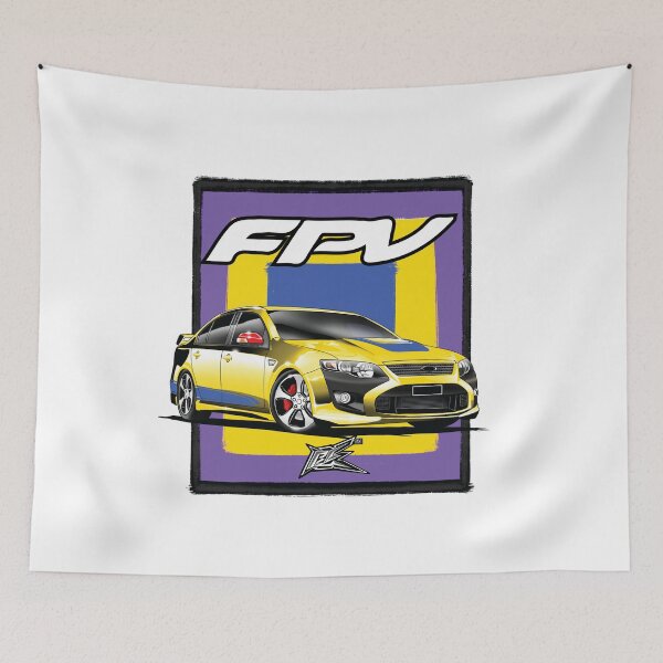 Item preview, ford falcon FG fpv yellow blue  designed and sold by NaquashM.