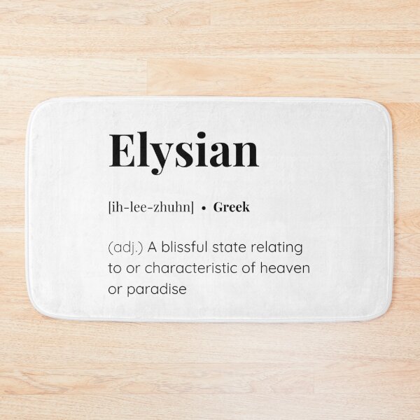 Item preview, Elysian greek word meaning designed and sold by SimplyMots.