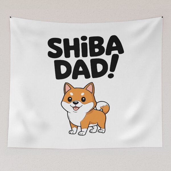 Artikelvorschau, Shiba Papa! Kawaii Shiba Inu Hundebesitzer entworfen und verkauft von PMCreative.