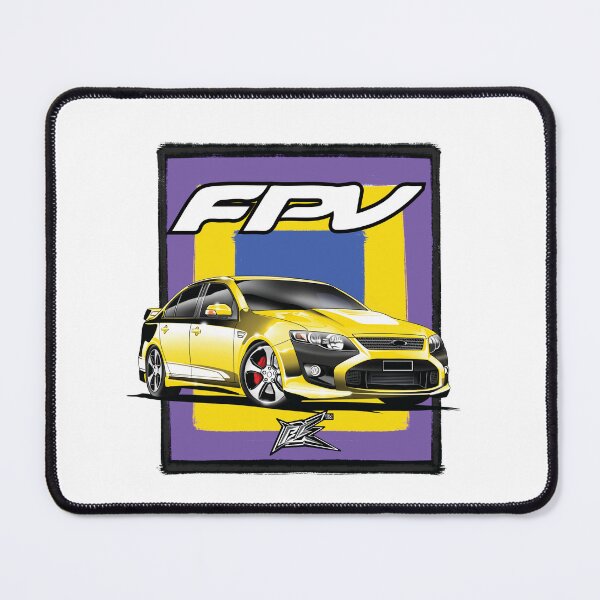 Item preview, ford falcon FG fpv yellow white designed and sold by NaquashM.