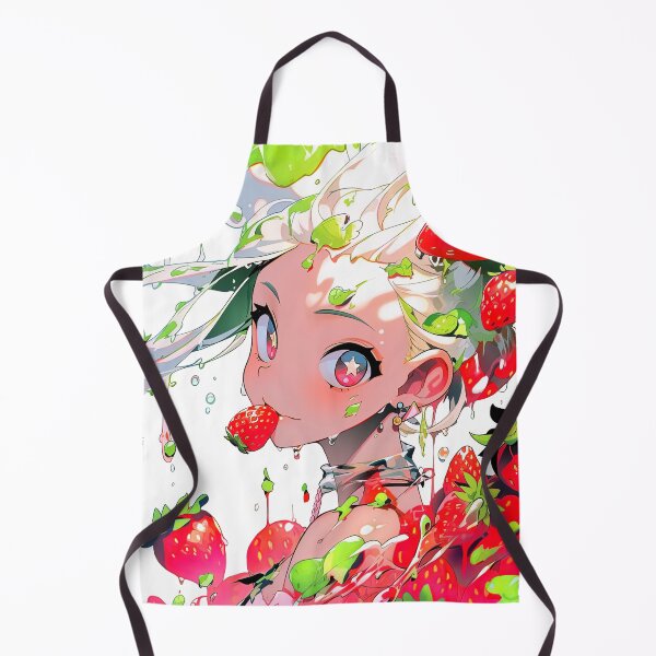 Item preview, Playful Strawberry Anime Girl designed and sold by bubblegoth.