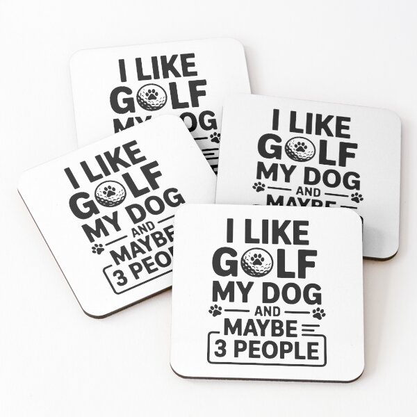 Item preview, I Like Golf My Dog And Maybe Three People Funny Dog Lovers  designed and sold by luannsemmsobre.