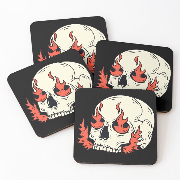 Item preview, Fire Skull designed and sold by taoistviking.