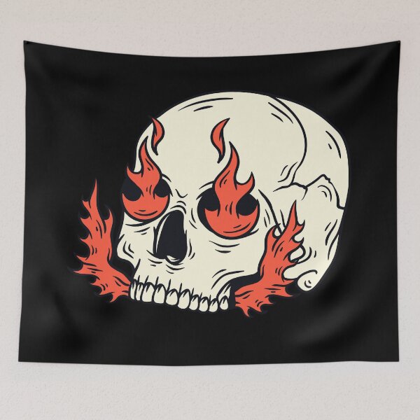 Item preview, Fire Skull designed and sold by taoistviking.