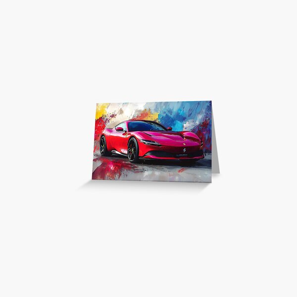 Item preview, Red Ferrari Roma designed and sold by AutoPopStudio.