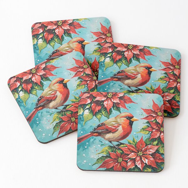 Item preview, Robin and Poinsettia designed and sold by Jasna Dragun.