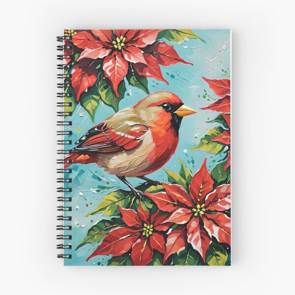 Item preview, Robin and Poinsettia designed and sold by Jasna Dragun.