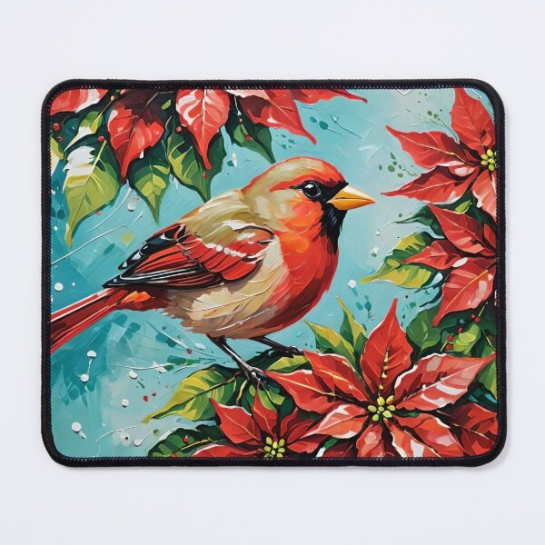 Item preview, Robin and Poinsettia designed and sold by Jasna Dragun.