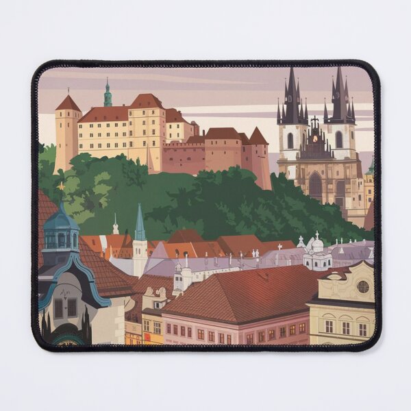 Item preview, Brno Vintage Travel Poster designed and sold by TravelerRat.