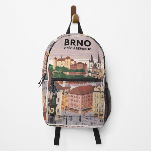 Item preview, Brno Vintage Travel Poster designed and sold by TravelerRat.