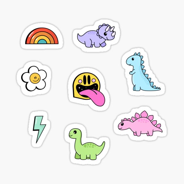 Item preview, Cute pastels stickerpack for every mood designed and sold by tiedbytide.