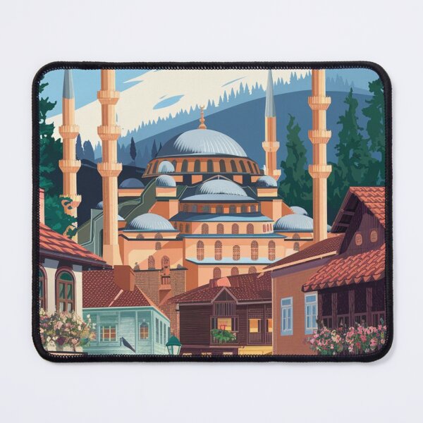 Item preview, Bursa Vintage Travel Poster designed and sold by TravelerRat.
