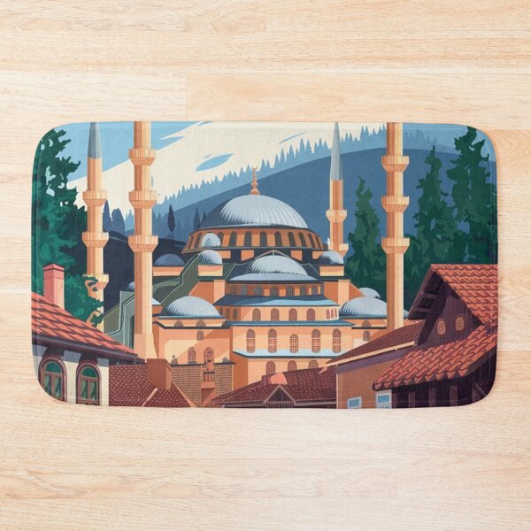 Item preview, Bursa Vintage Travel Poster designed and sold by TravelerRat.
