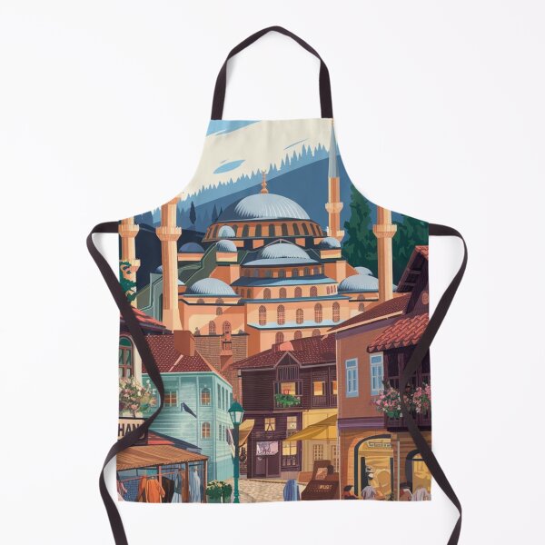 Item preview, Bursa Vintage Travel Poster designed and sold by TravelerRat.