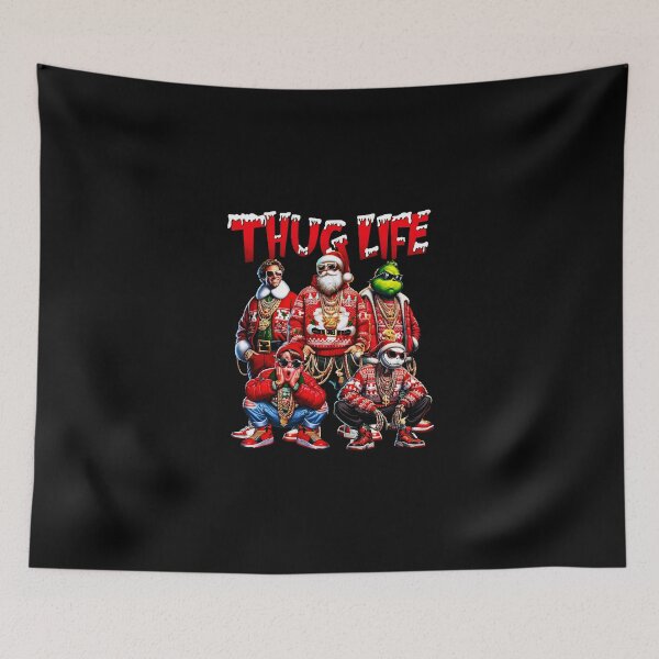 Item preview, Cartoon Christmas Thug Life Movie Character designed and sold by PryorLane.