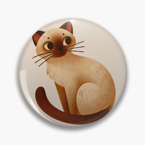 Item preview, Children’s book style Siamese cat  designed and sold by ColorfulMouse.
