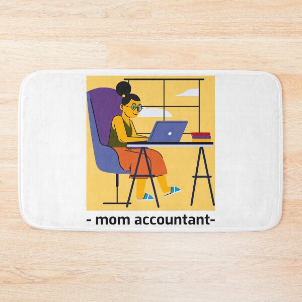 Aperçu de l'œuvre Maman comptable créée et vendue par FirstTimeTees.