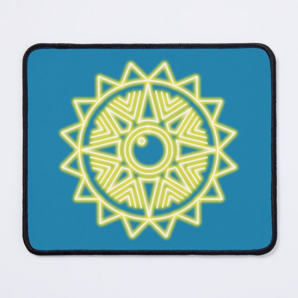 Item preview, Neon effect sun design #2 blue background designed and sold by PEB-creative24.