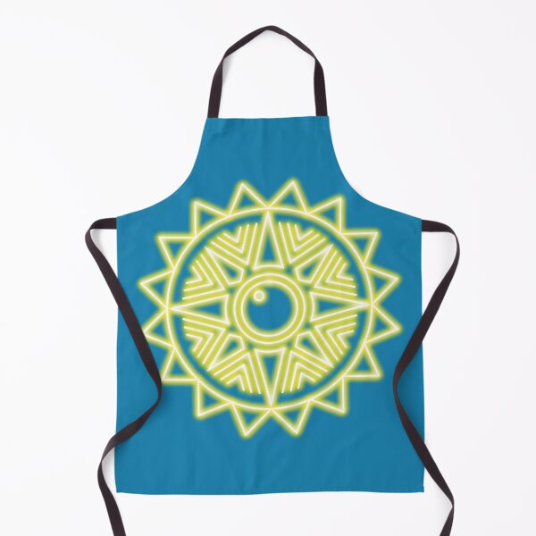 Item preview, Neon effect sun design #2 blue background designed and sold by PEB-creative24.