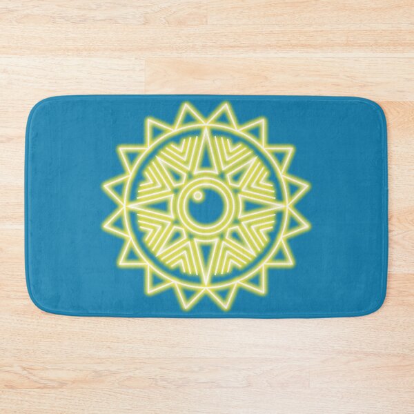 Item preview, Neon effect sun design #2 blue background designed and sold by PEB-creative24.