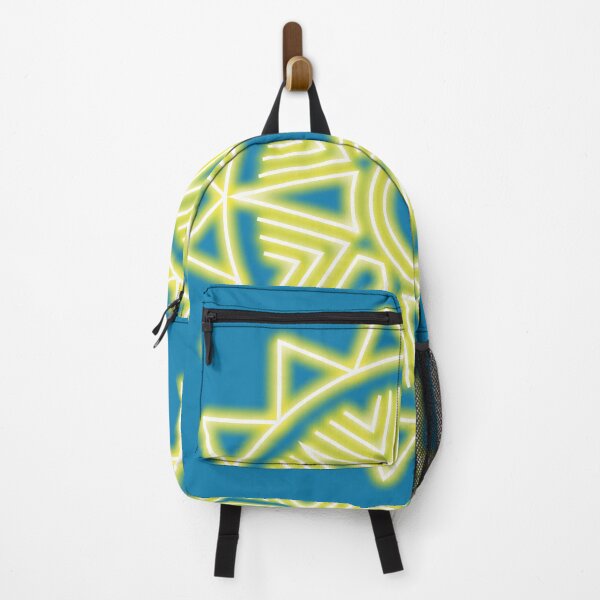 Item preview, Neon effect sun design #2 blue background designed and sold by PEB-creative24.