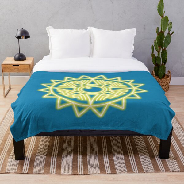 Artikelvorschau, Neoneffekt-Sonnendesign #2 blauer Hintergrund entworfen und verkauft von PEB-creative24.