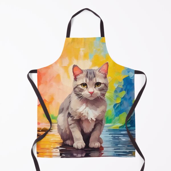 Item preview, Oil painting cat art 001 designed and sold by Alan Javier Cordoba Espinosa.