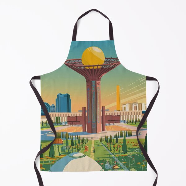 Item preview, Astana Vintage Travel Poster designed and sold by TravelerRat.