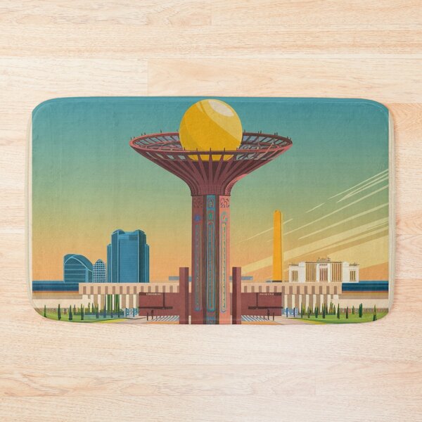 Item preview, Astana Vintage Travel Poster designed and sold by TravelerRat.