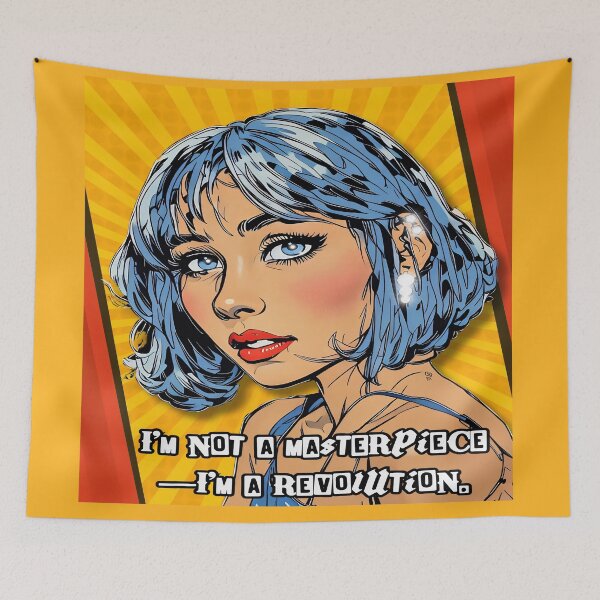 Item preview, Empowering Pop Art Revolution Portrait designed and sold by gleefulme.