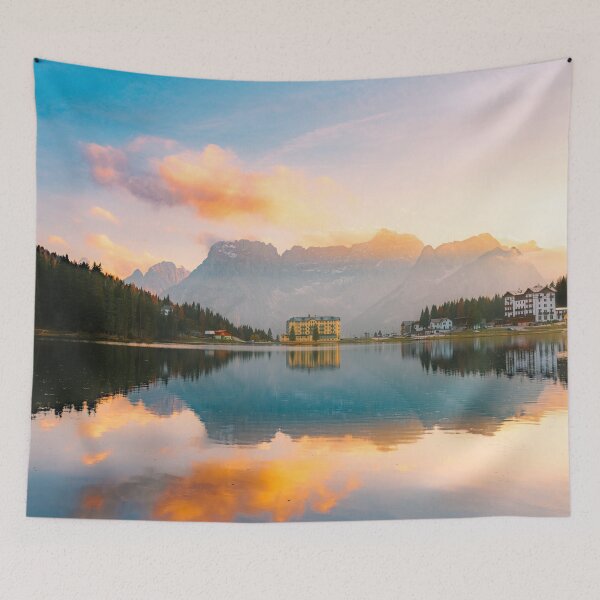 Item preview, Amazing colorful sunset Lago di Misurina, Italy designed and sold by Patrik Lovrin.