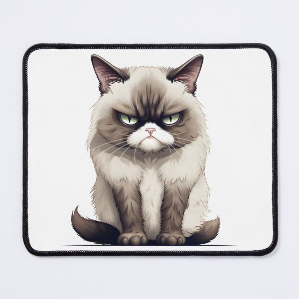 Item preview, Cartoon grumpy cat designed and sold by naatala.