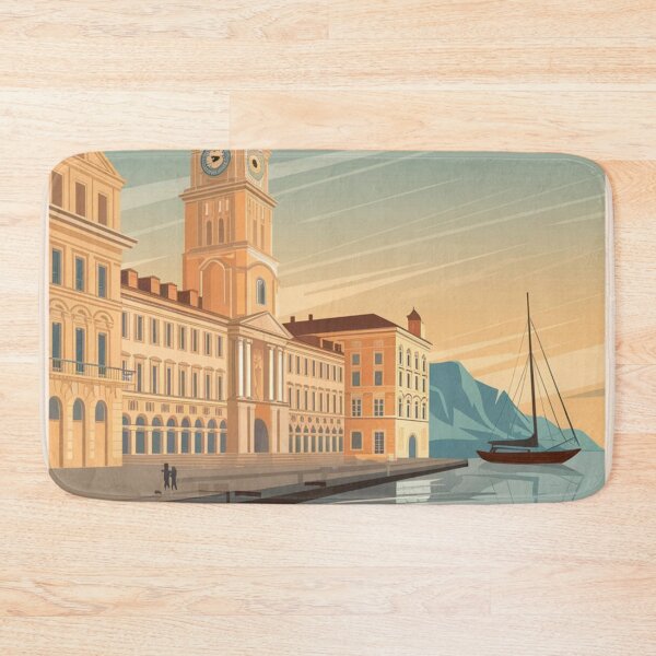 Item preview, Trieste Vintage Travel Poster designed and sold by TravelerRat.