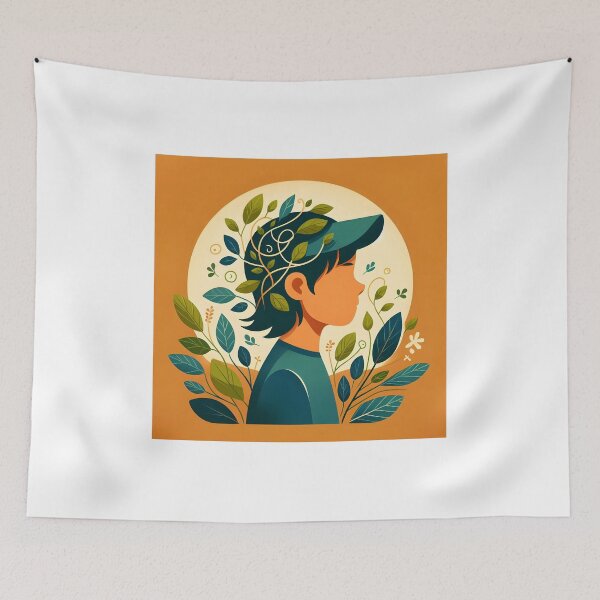 Item preview, I am growing up with my mind and my soul designed and sold by vectorillus.