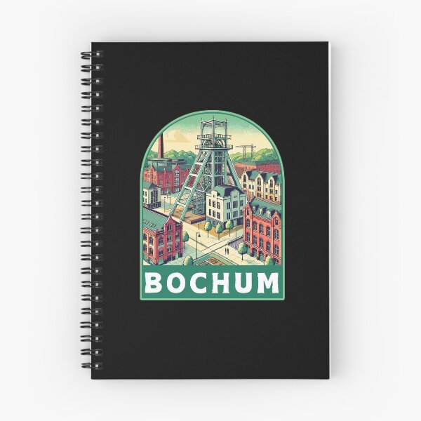 Item preview, Retro Bochum Germany Travel Landscape designed and sold by MaateoDesign.