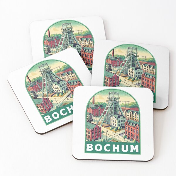 Item preview, Retro Bochum Germany Travel Landscape designed and sold by MaateoDesign.