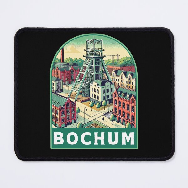 Item preview, Retro Bochum Germany Travel Landscape designed and sold by MaateoDesign.