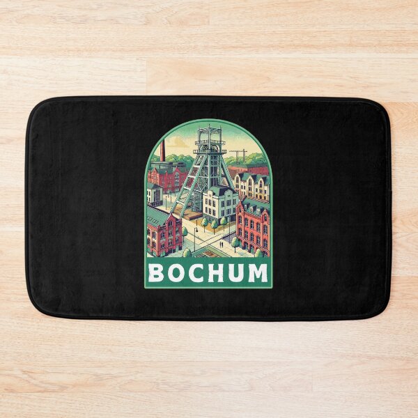Item preview, Retro Bochum Germany Travel Landscape designed and sold by MaateoDesign.