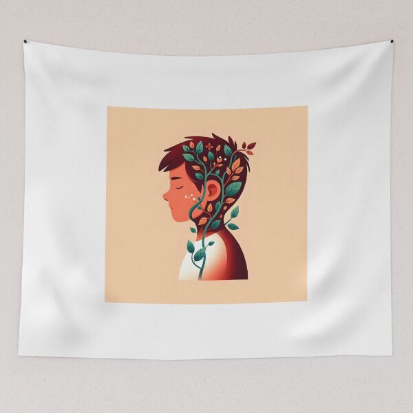 Item preview, I am growing up with my mind and my soul designed and sold by vectorillus.