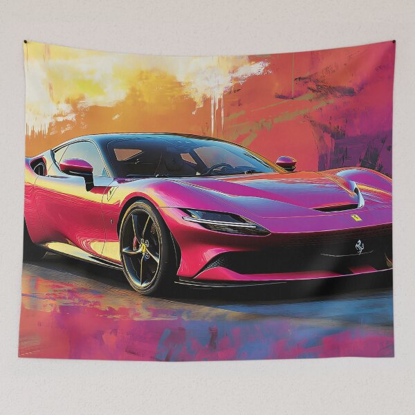 Item preview, Red Ferrari Roma IV designed and sold by AutoPopStudio.