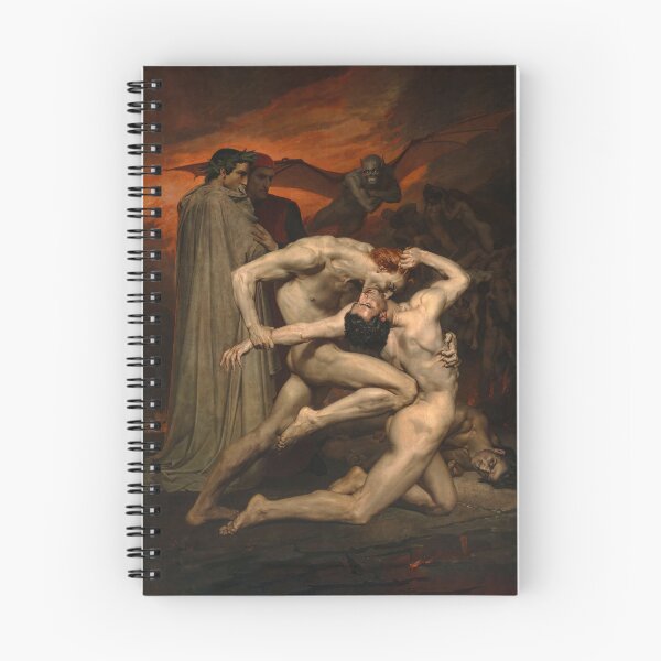 Item preview, Dante and Virgil in Hell by William-Adolphe Bouguereau. Remastered designed and sold by el-padre.